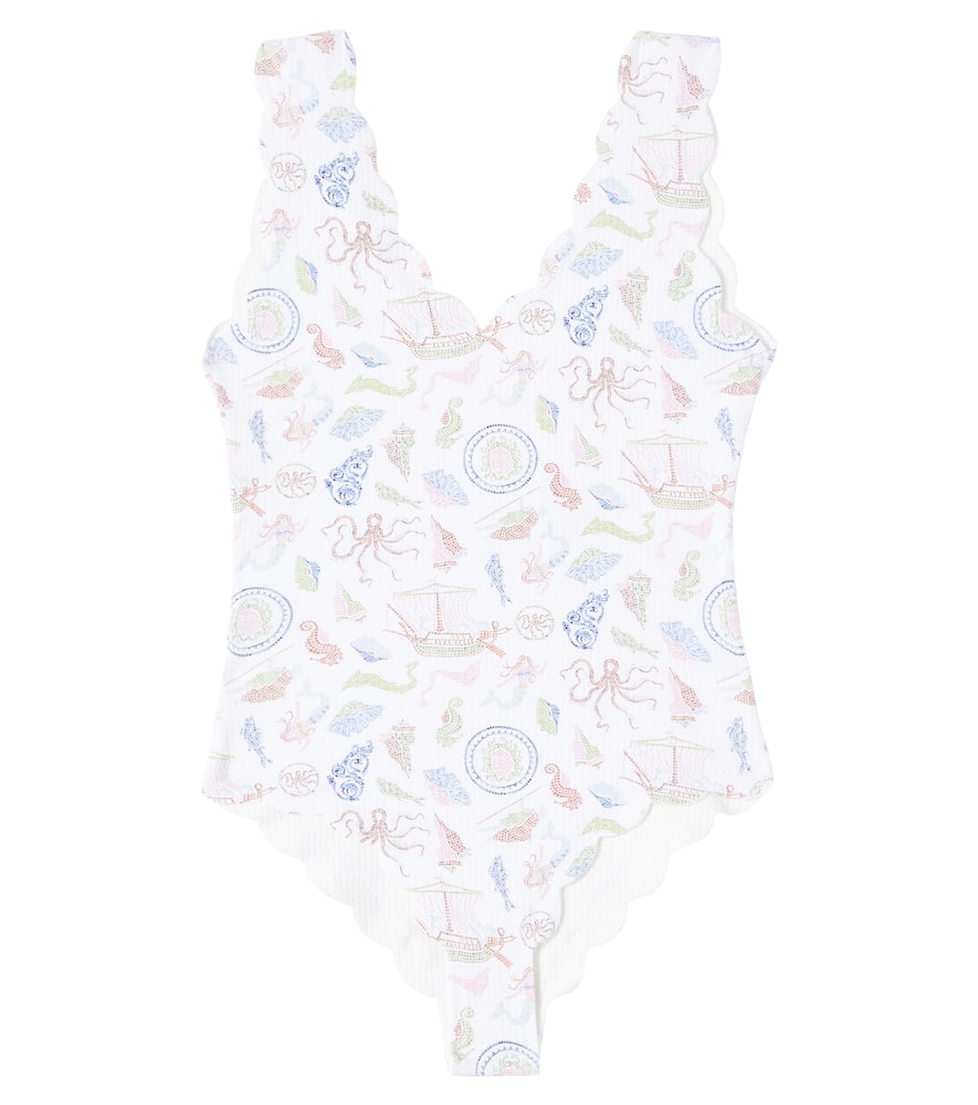 Bumby Charlestone scalloped swimsuit