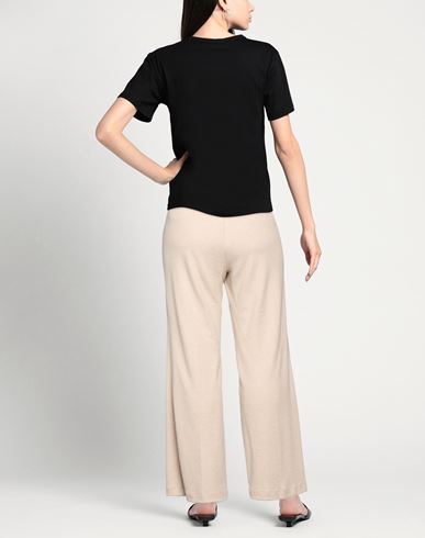 Woman Pants Beige Size 16 Viscose, Polyester, Cotton, Polyamide, Elastane
