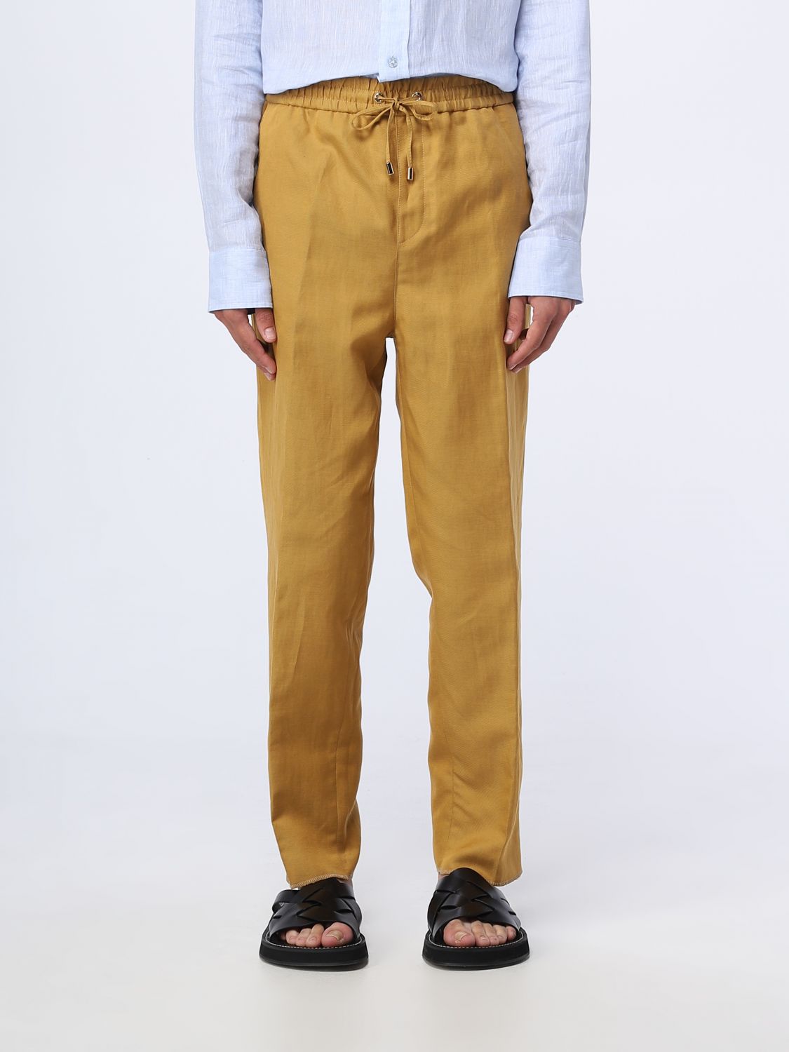 Pants Men color Ocher