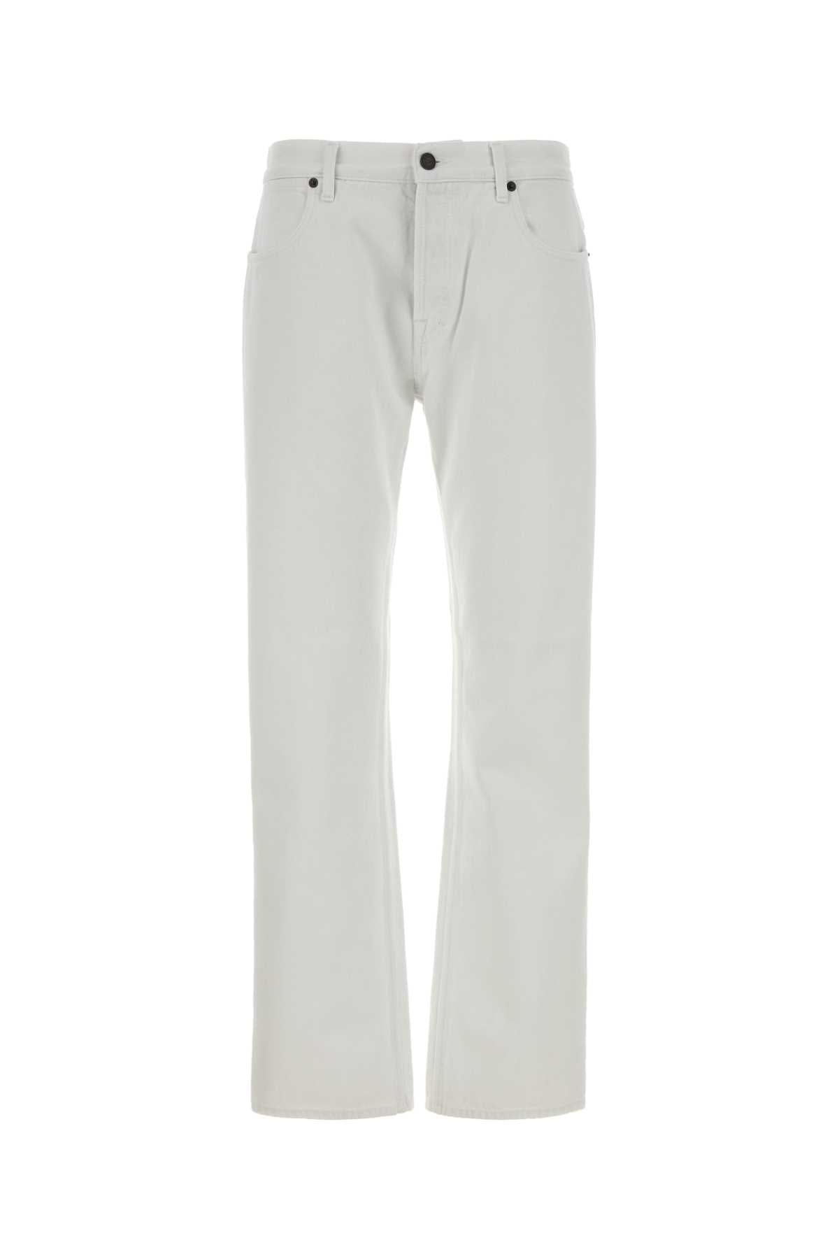 Cigarette Jeans — White