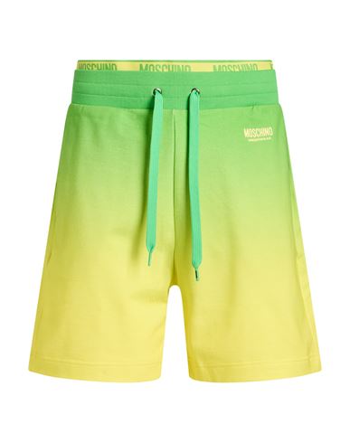 Man Shorts & Bermuda Shorts Lime green Size XS Cotton, Elastane