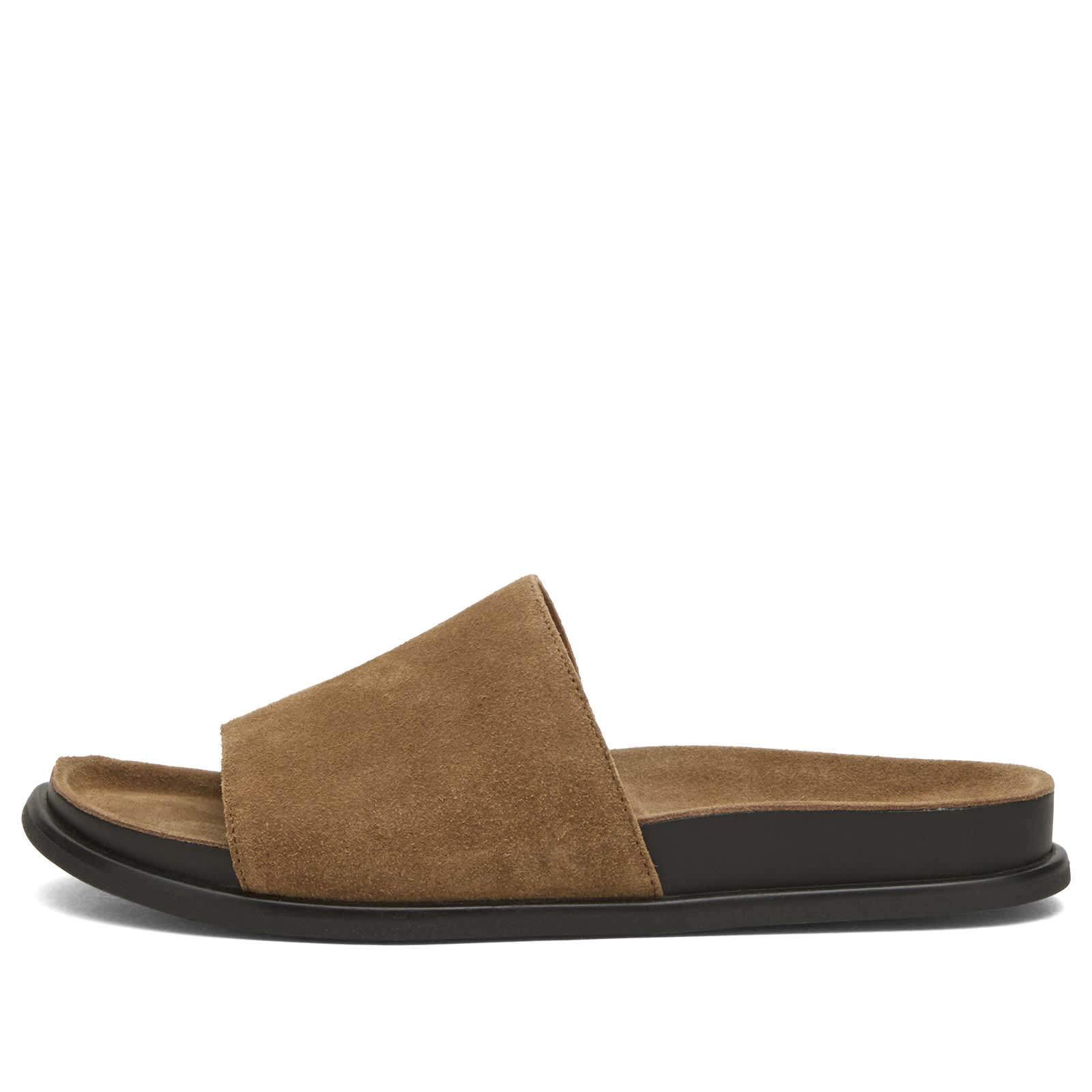 Women's Effie Suede Slide Sandal Dark Sand