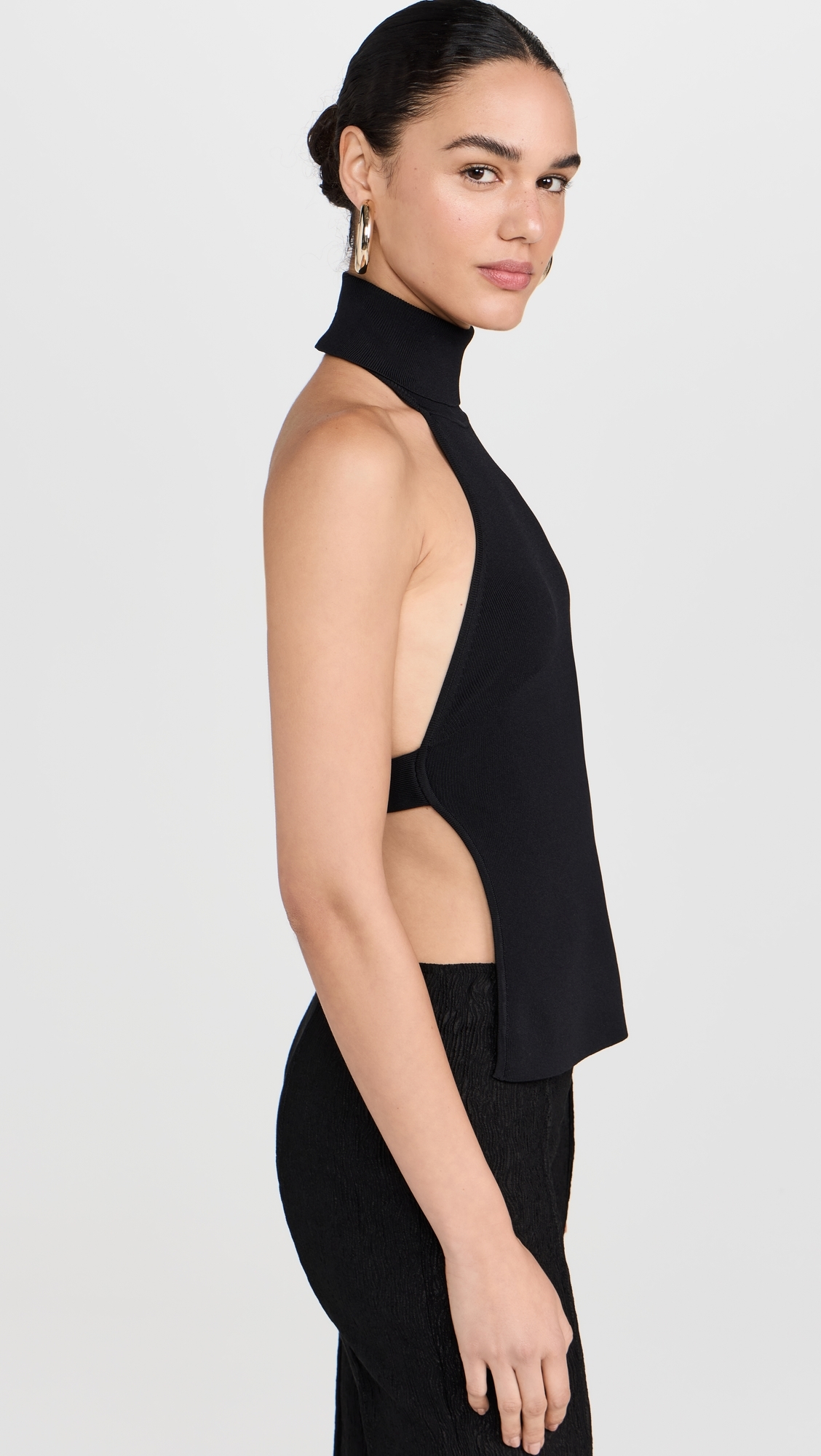 Wake Knit Top Black