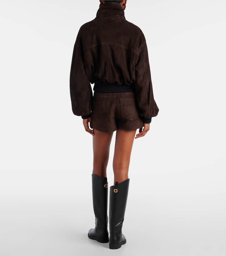 Briar suede bomber jacket