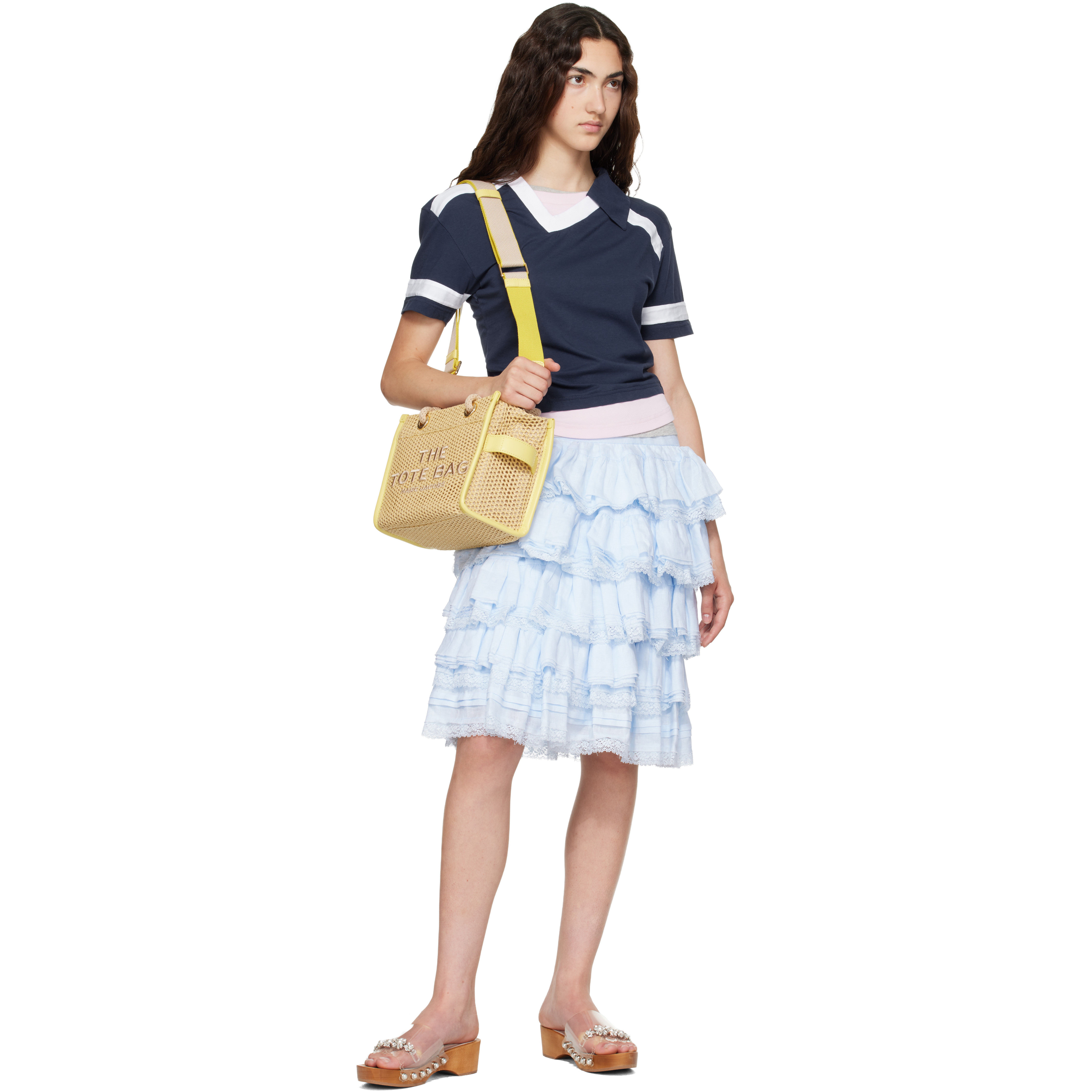 Beige 'The Woven Rope Small' Tote