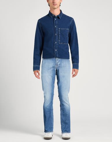Man Jeans Blue Size 34 Organic cotton, Elastane