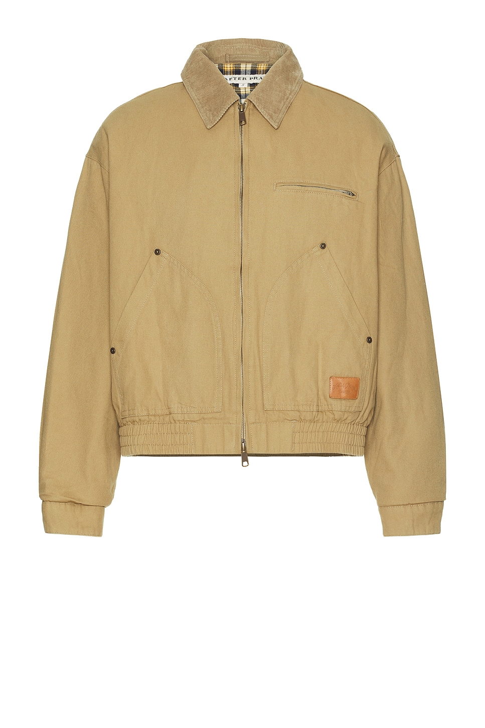 After Pray Neo Washed Work Blouson in Brown