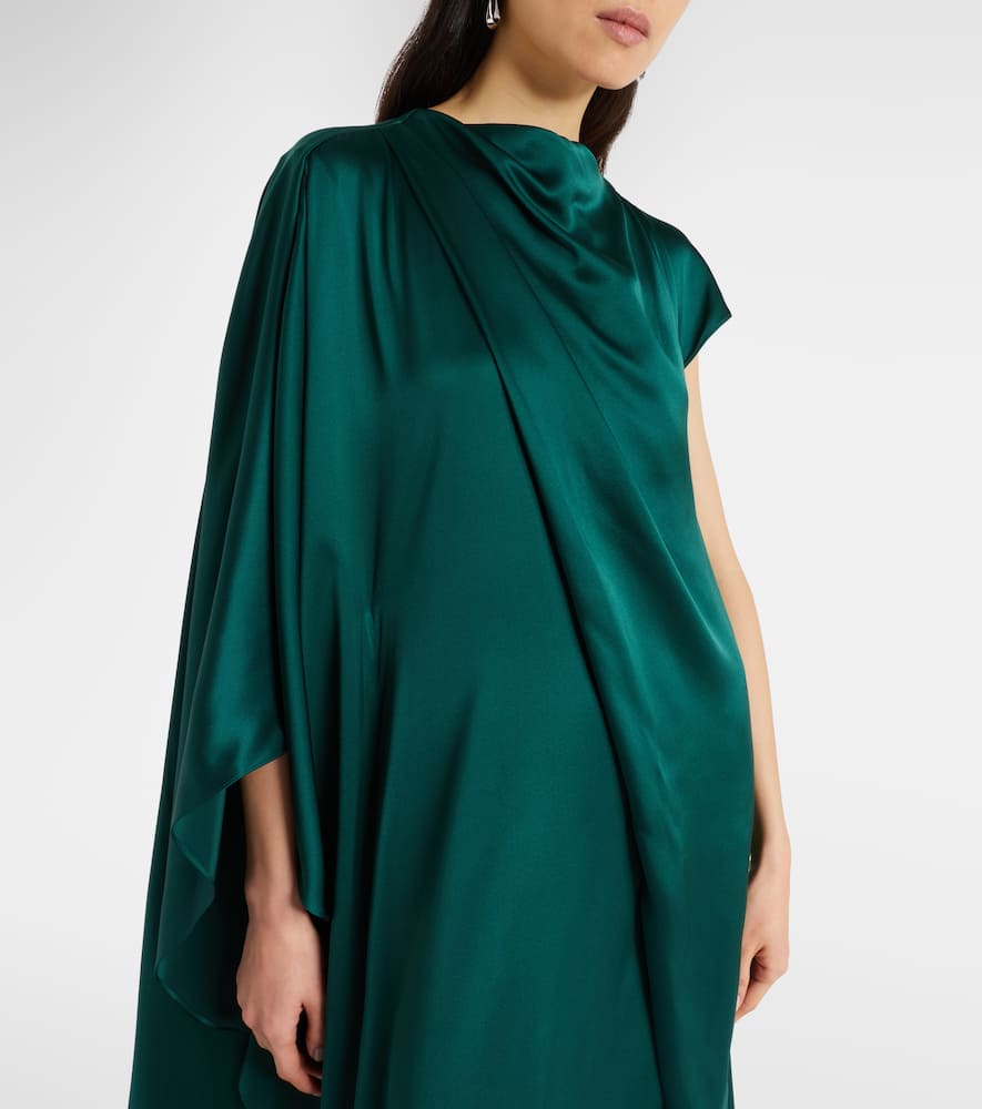 Hiba silk satin maxi dress