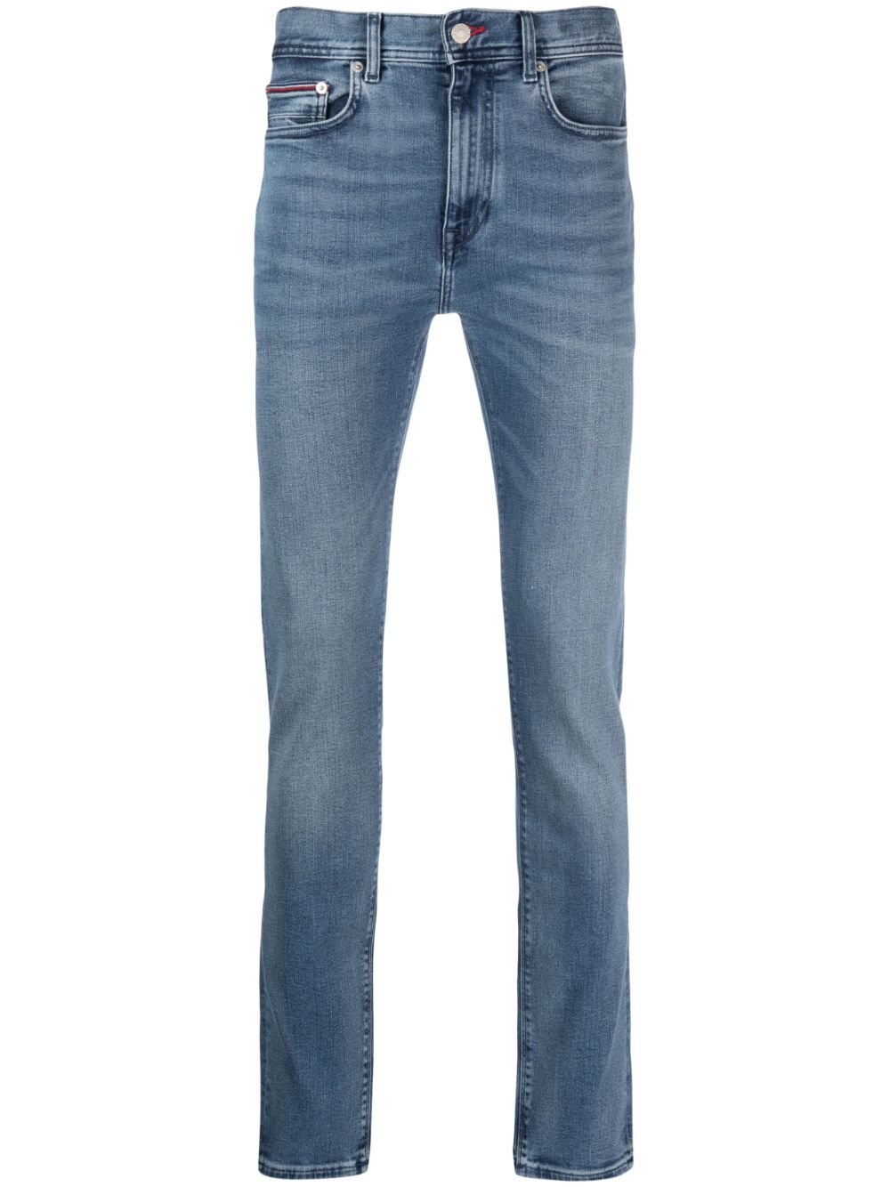 Straight slim fit jeans - Blue