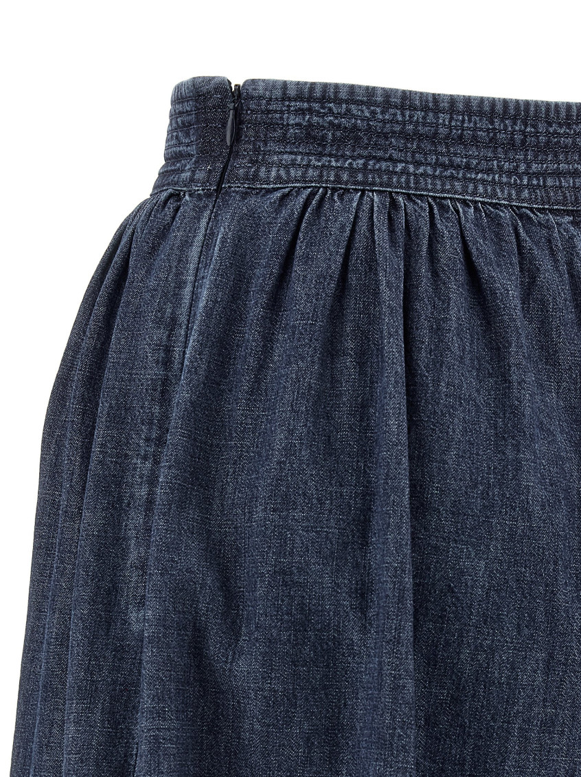 Valentino Garavani - Valentino Garavani Denim Chambray Pants Blue