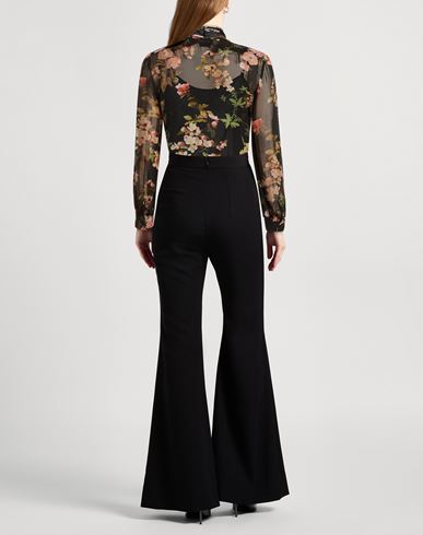 Woman Top Black Size M Silk