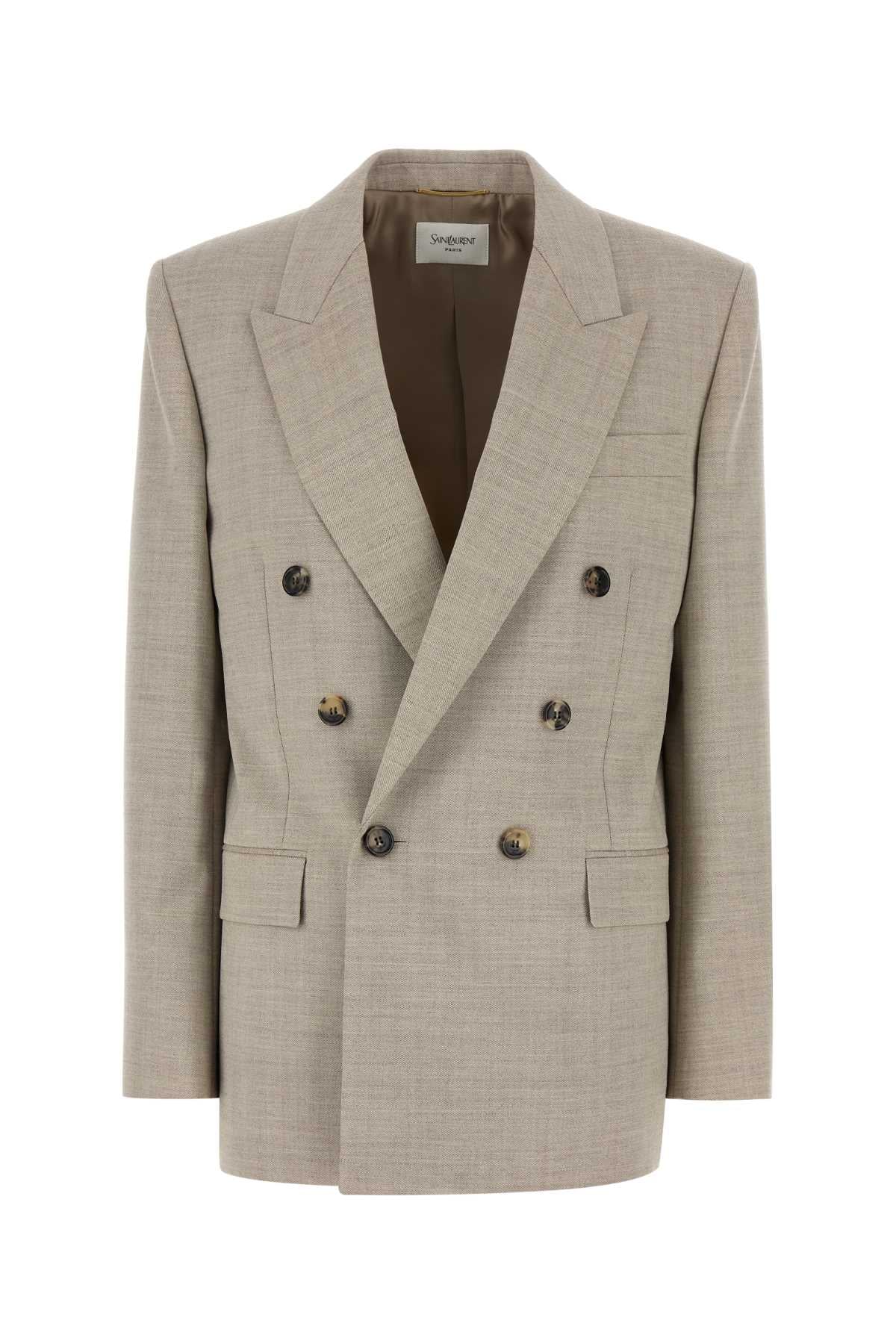 Toile Blazer — Beige