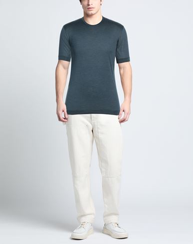 Man T-shirt Navy blue