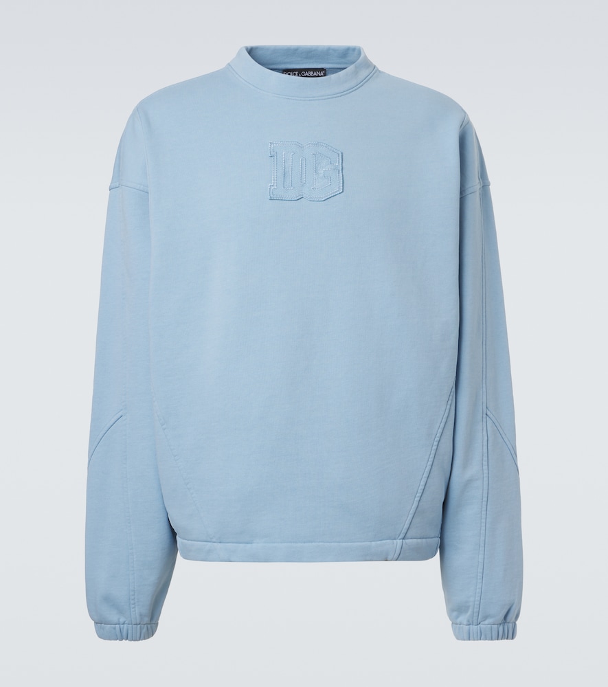DG cotton jersey sweatshirt