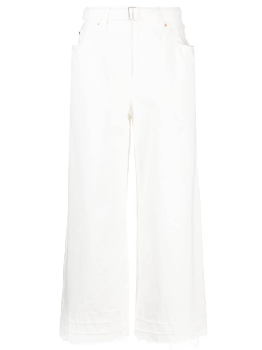 - Wide Leg Denim Jeans