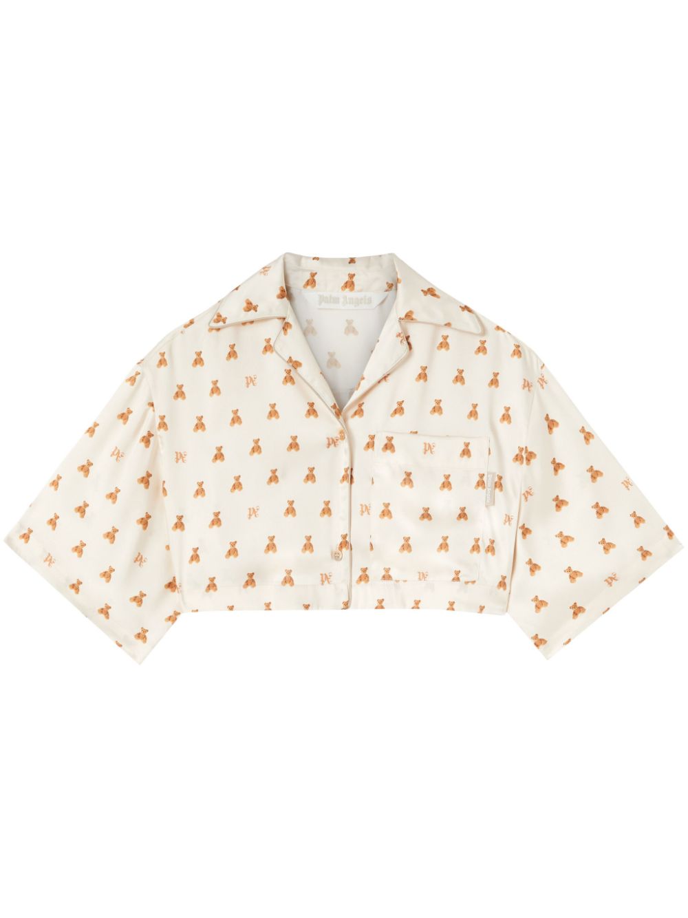 Bear Monogram shirt - Neutrals