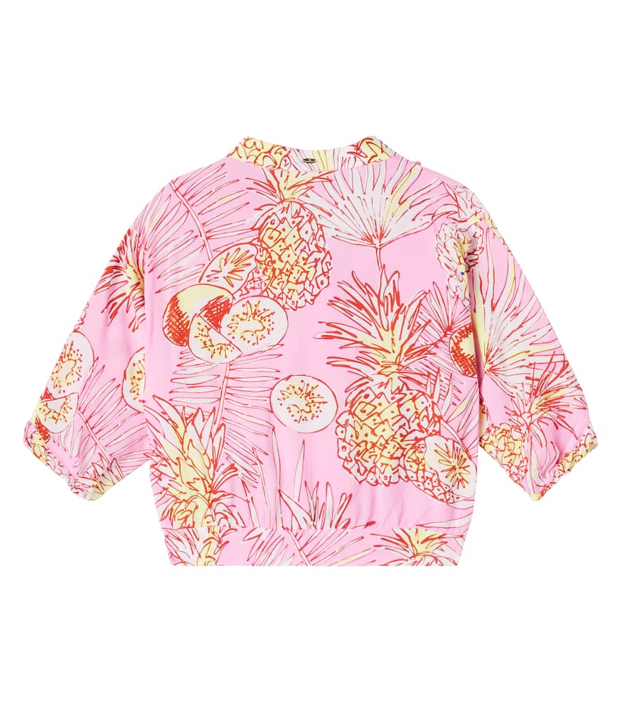 Azia printed crop top