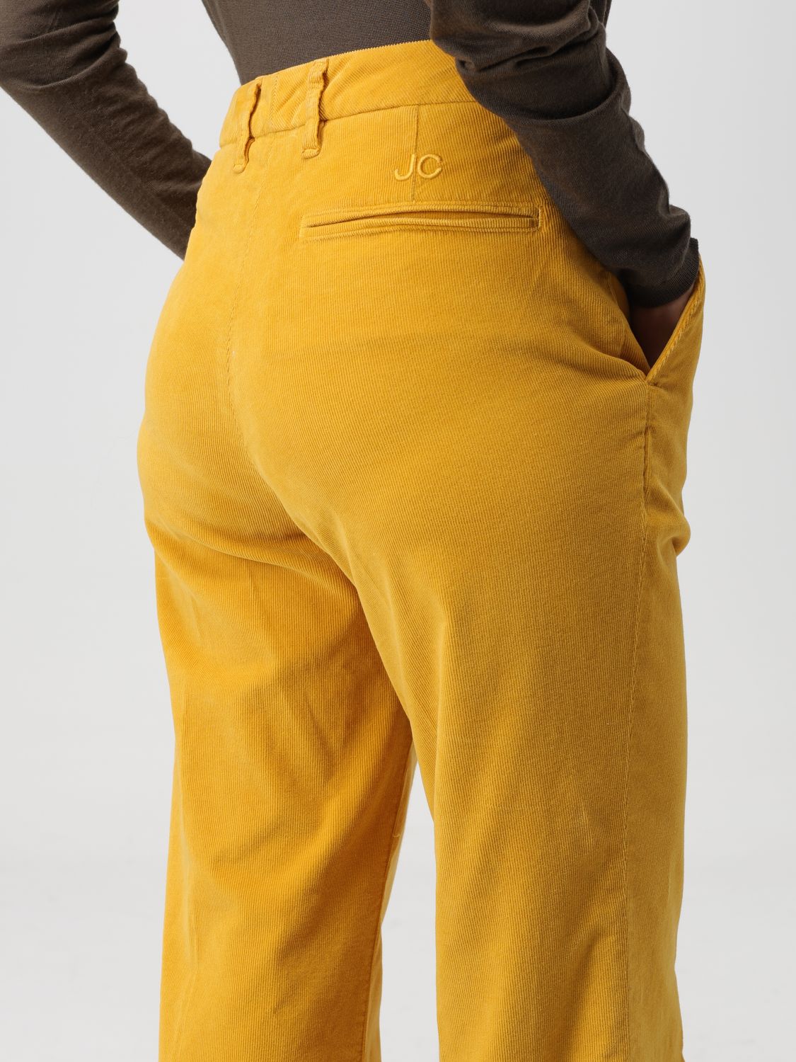 Pants Woman color Yellow