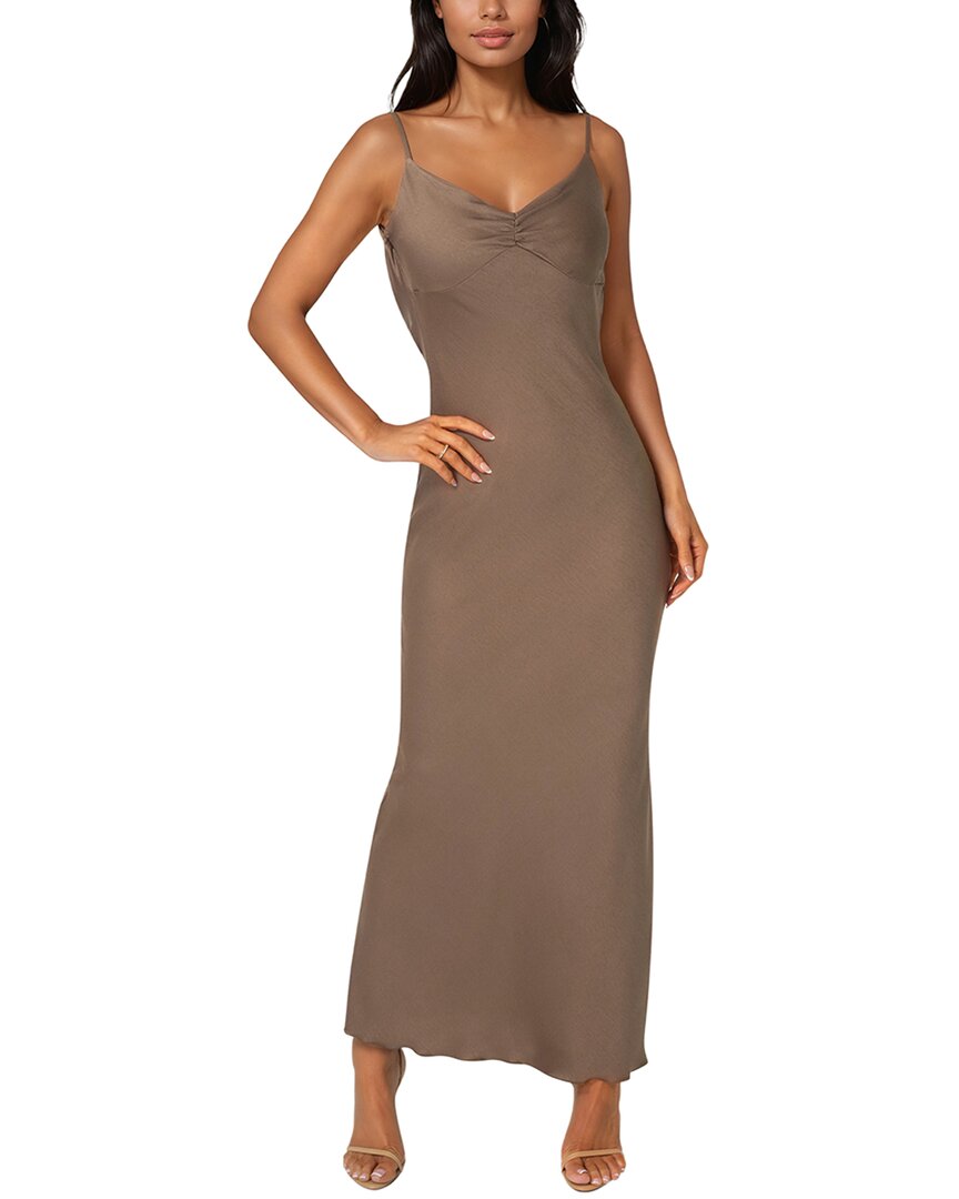 Drape Back Maxi Dress