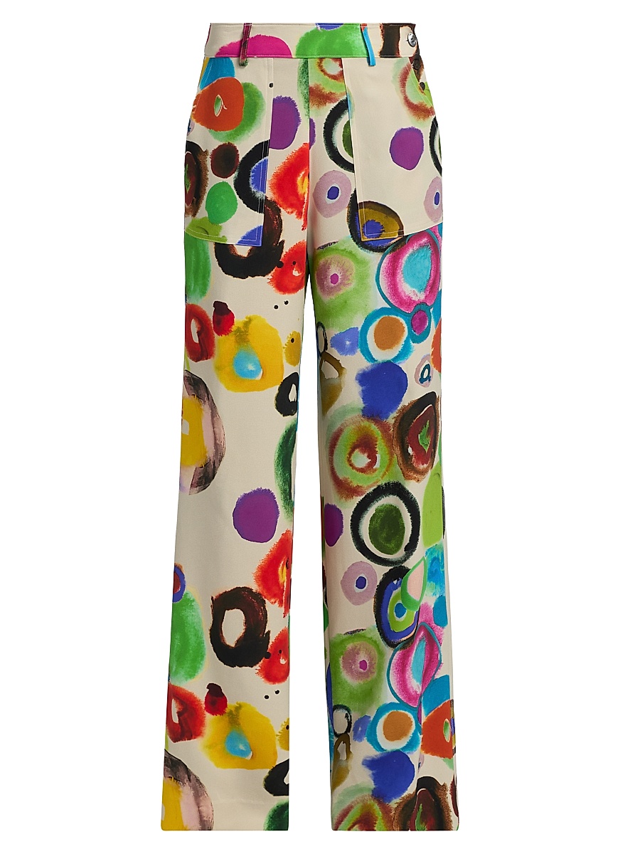 Women's JH Gouache Sailor Pants - Cream Multi