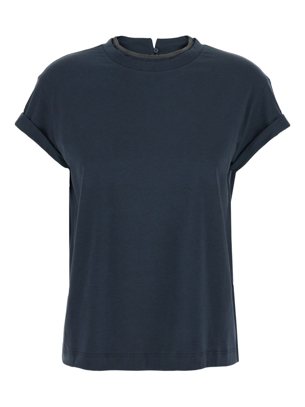Rolled-sleeves T-shirt - Blue