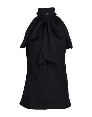 Woman Top Black Size 2 Viscose, Silk