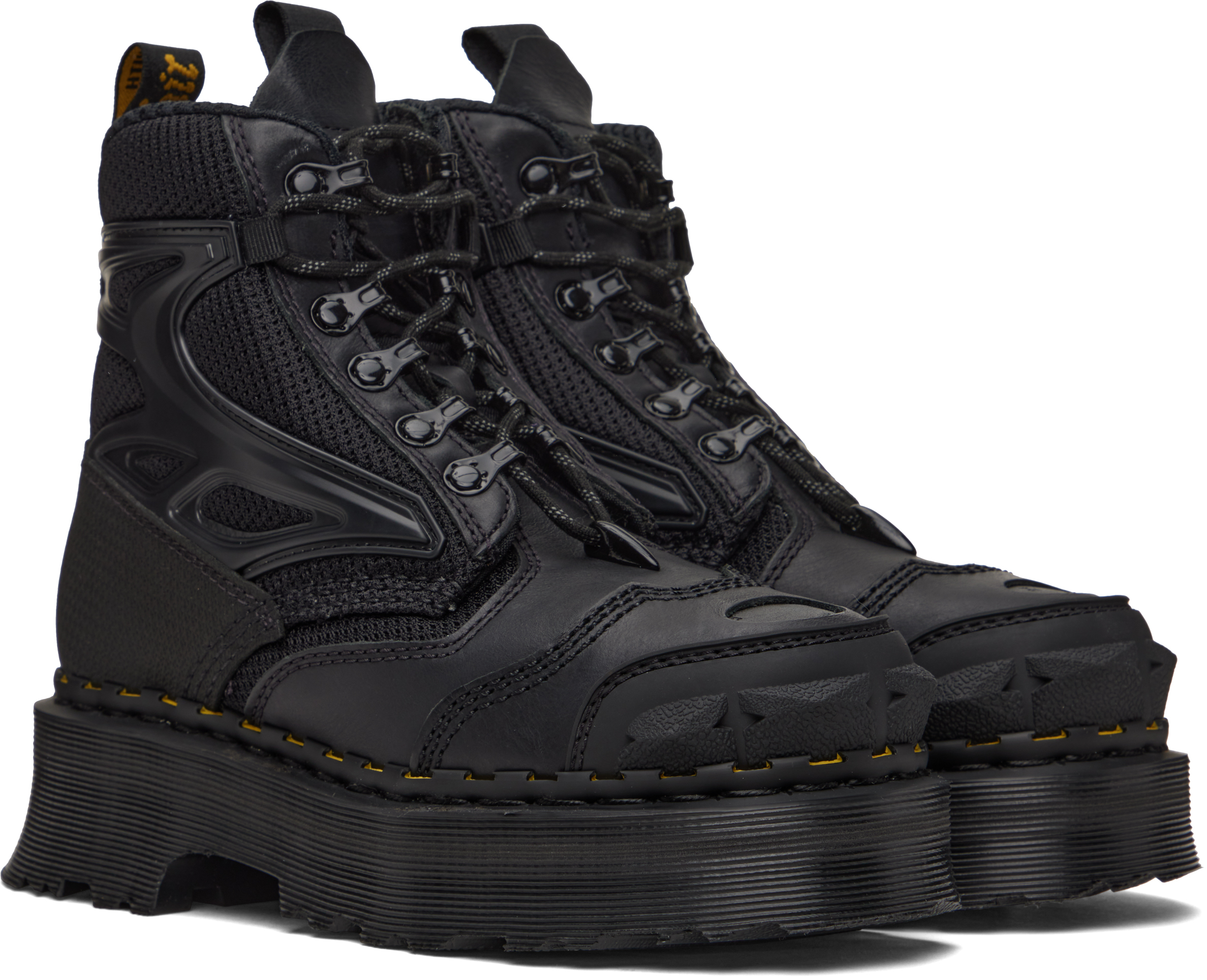 Dr. Martens Black Exoshield XX01 Steel Toe Leather Boots