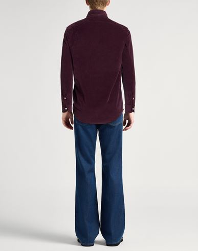 Man Shirt Plum Size 15 ½ Cotton
