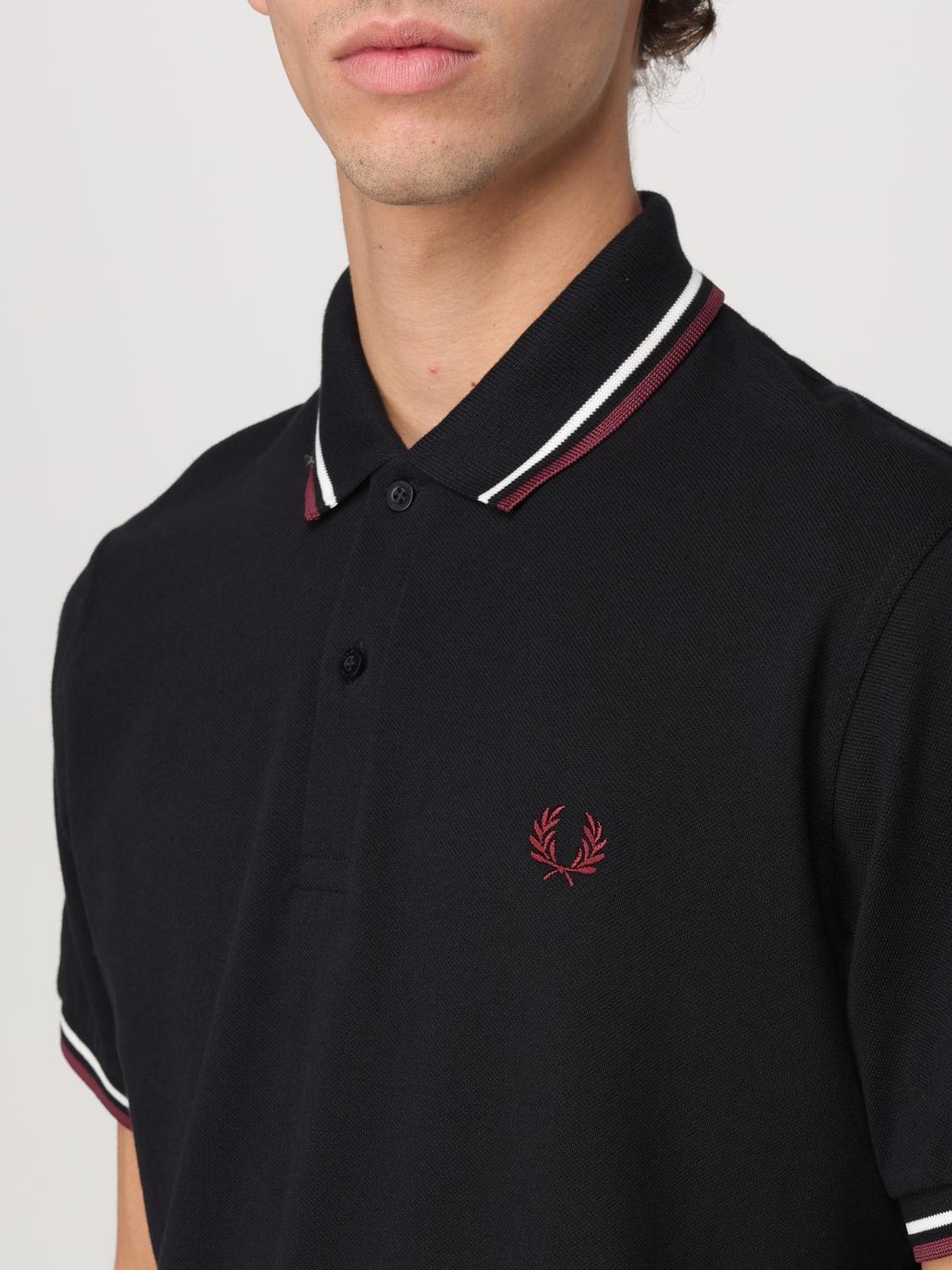 Polo Shirt Men color Black