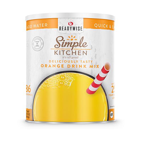 ReadyWise Orange Drink Mix- 86 Serving Can