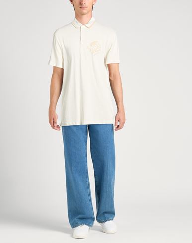 Man Polo shirt Off white Size M Cotton