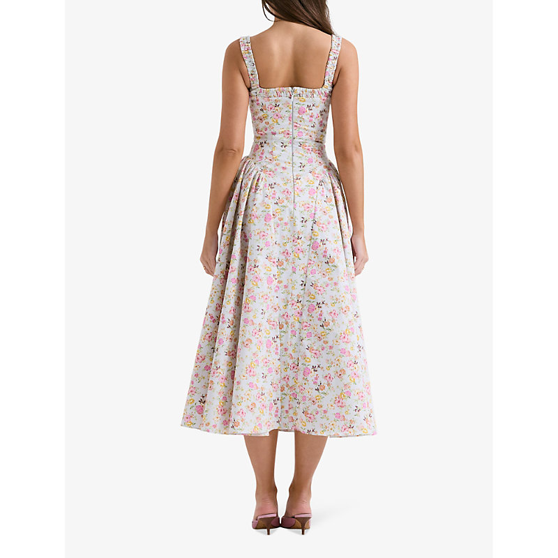Dorothy Floral-print Woven Midi Dress
