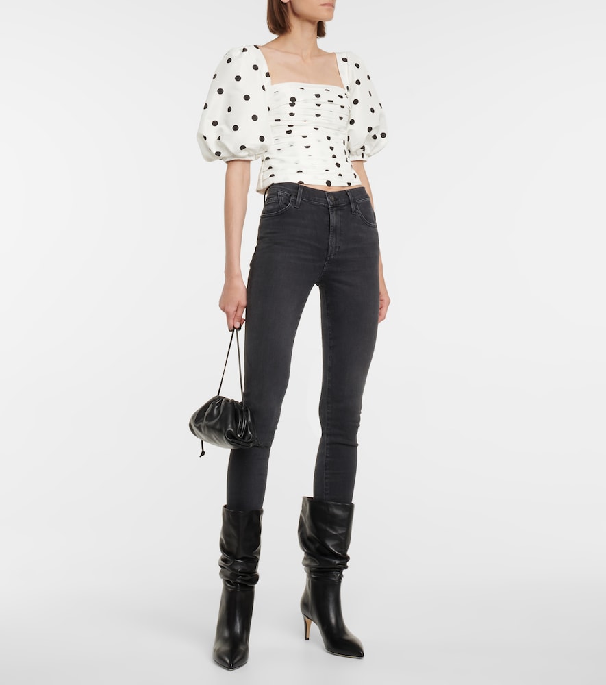 Rocket mid-rise skinny jeans