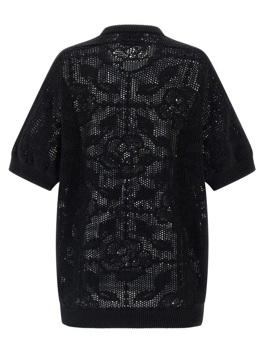 () Openwork Cotton Sweater