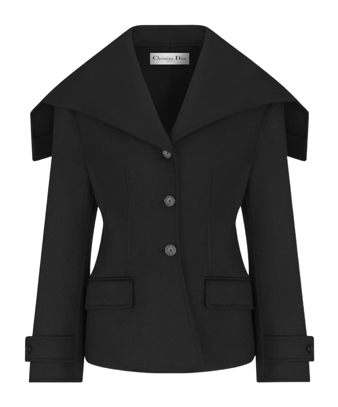 Fitted Jacket with Sailor Collar