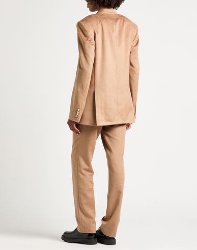 Woman Suit Camel Size M Silk