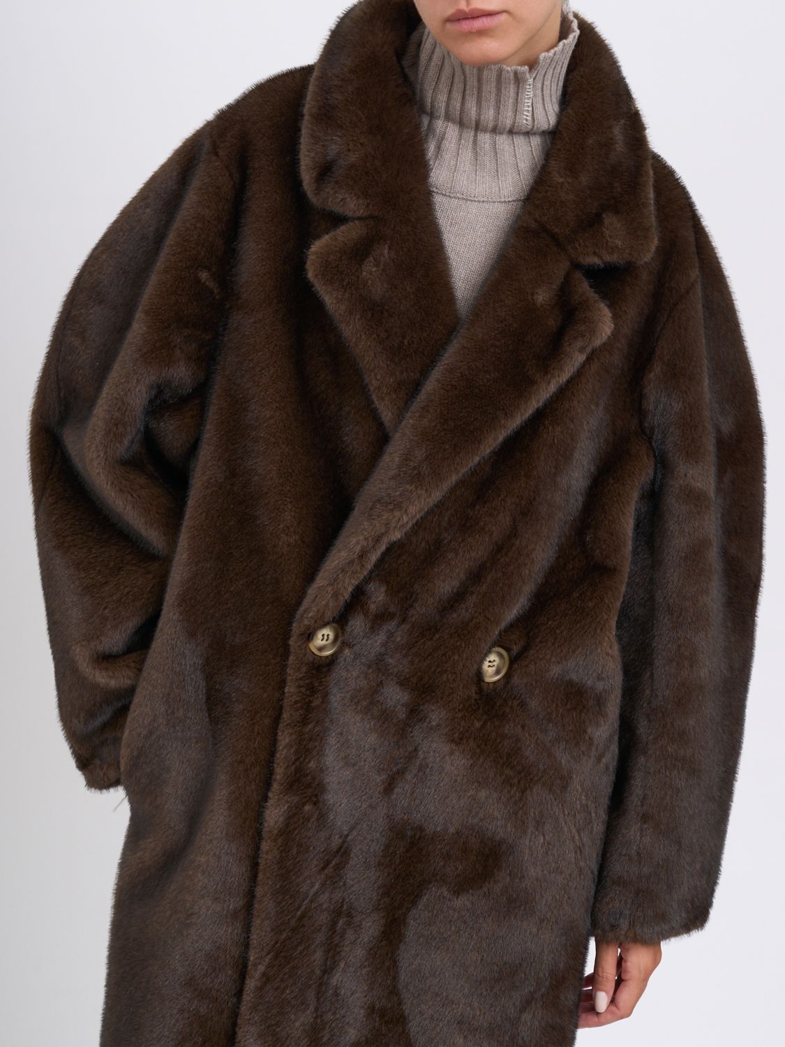 Coat Woman color Brown