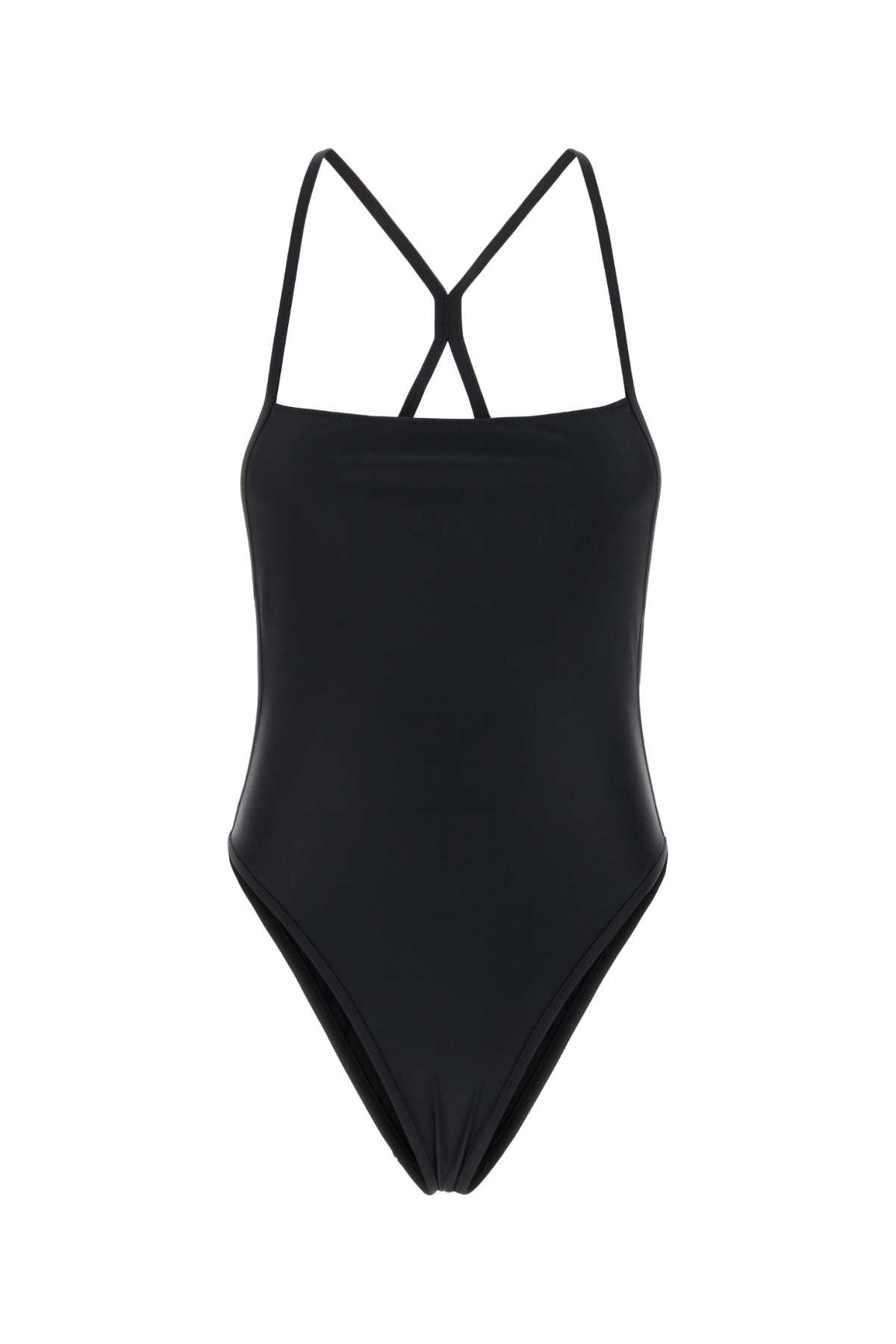Black Stretch Nylon Swimsuit