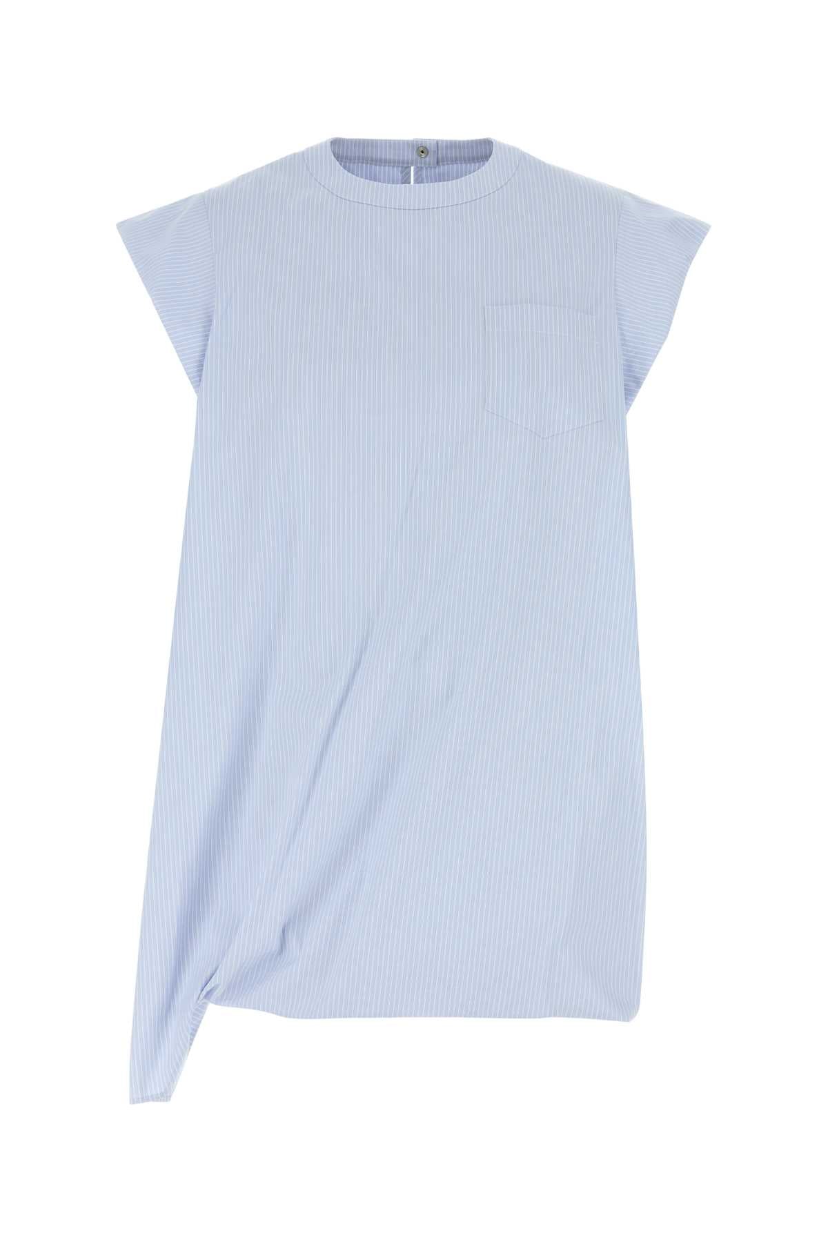 Poplin Tank Top — Blue