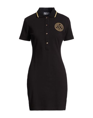 Woman Mini dress Black Size M Cotton