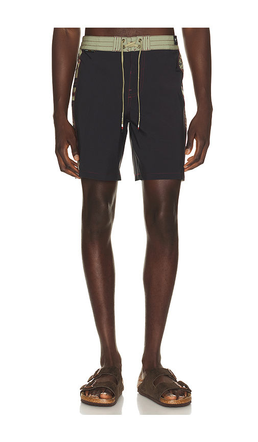 Dark Seas Rincon Boardshort in Black,Sage. 30. Also