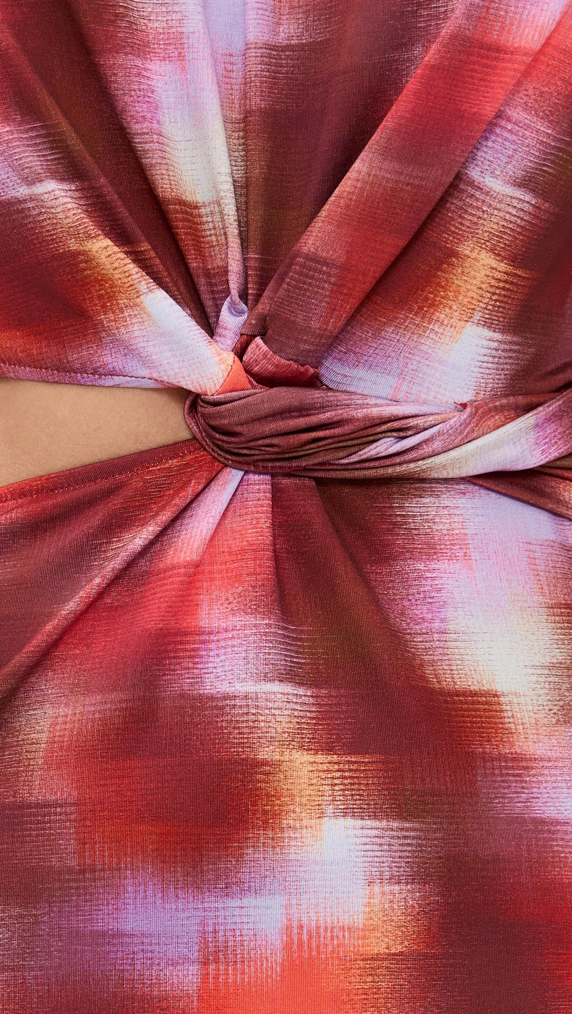 Yvette Dress Pixelated Wave