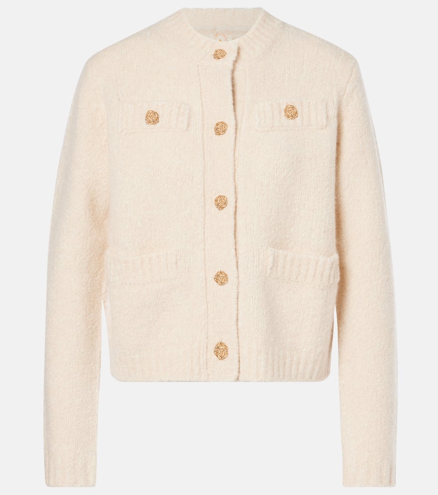 Cashmere-blend cardigan