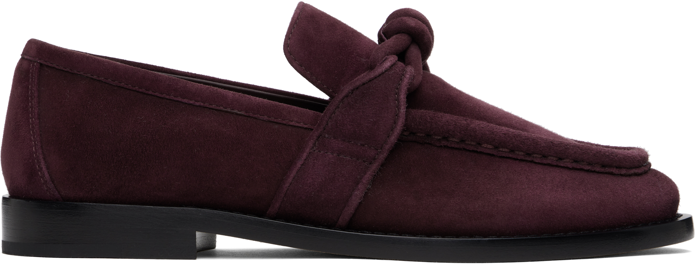 Bottega Veneta Purple Astaire Loafers