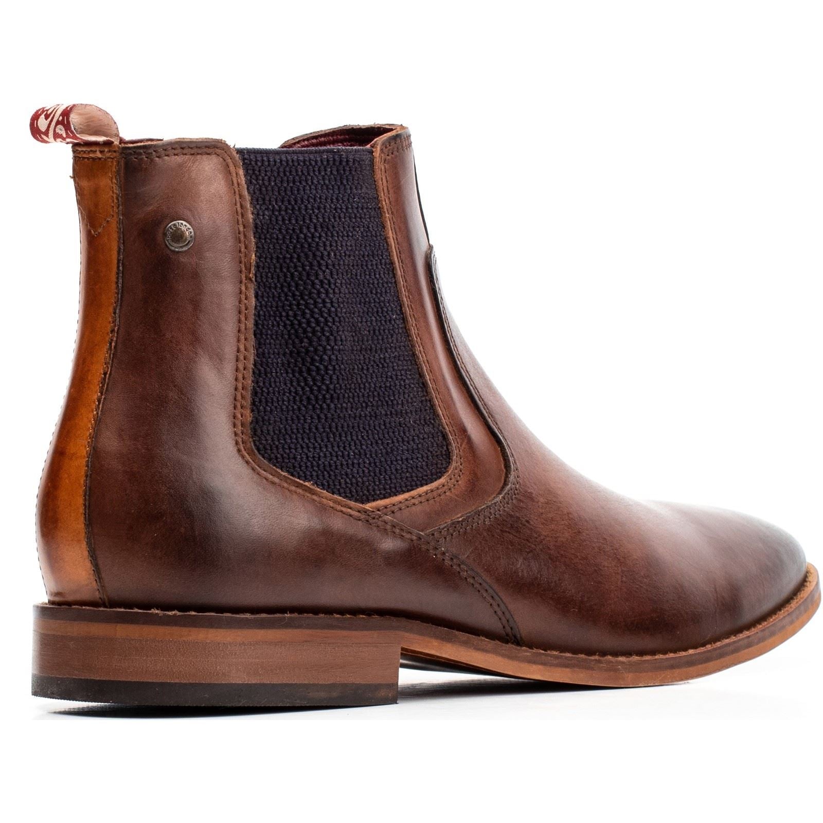 Base London Scout Leather Men's Burnt Brown Boot
