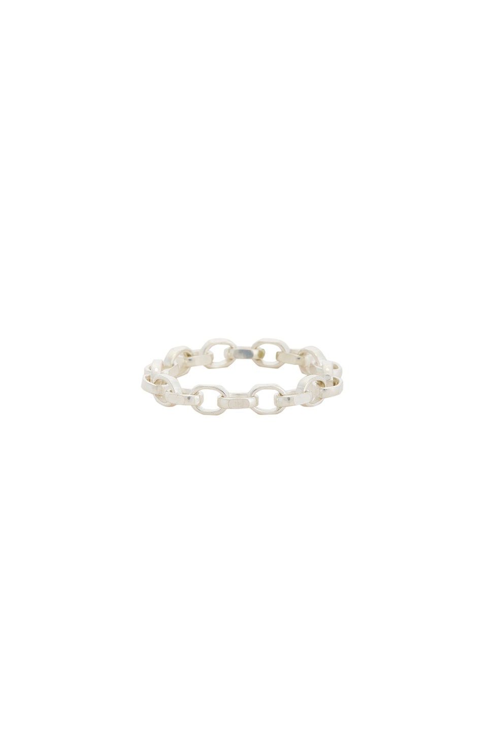 Loren Stewart Rolo Chain Ring in Sterling Silver.  8 also in 5