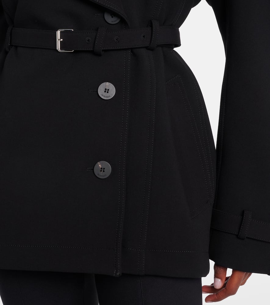 Belted trench coat