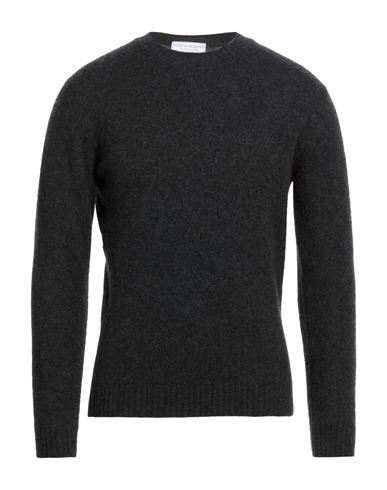 Man Sweater Charcoal Size 38 Cashmere, Silk, Polyester
