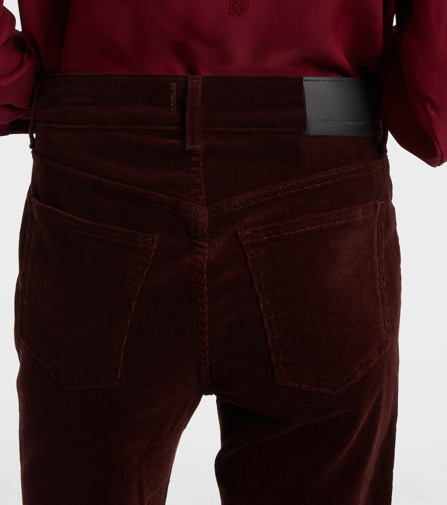 Kimberly cotton corduroy flared pants
