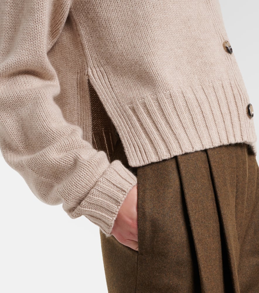 Wool and cashmere cardigan
